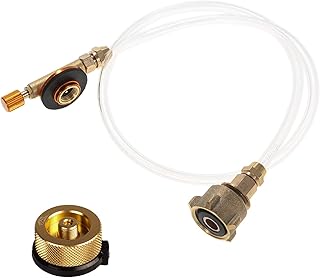 Rechargeable outdoor campsite adapter Adapter for flat LPG cylinder conversion.. DIAYTAR NIGERIA: Redefining online shopping with unbeatable prices and consistent delivery times.