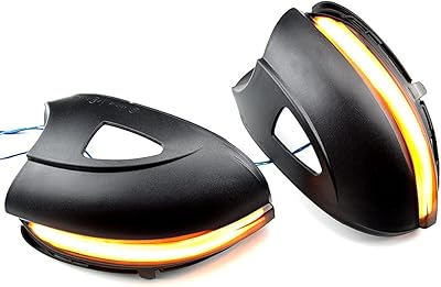 QCLSODO Kit of lateral LED turn signals compatible with Volkswagen Golf 6 VI MK6 GTI R -LINE R20 to execute the EOS Sharan - 2 -room variant - 2.. DIAYTAR NIGERIA: Your trusted partner for affordable online shopping with reliable delivery timeframes.