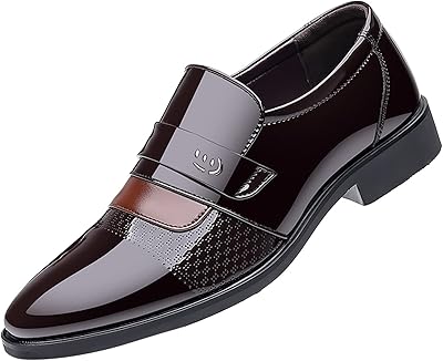 Summer fall chestnut fashion relaxed shoes men's leather shoes low -pointed heel without lace -style single color united color shoes formal leather size 7 uk.. Navigate through thousands of products at pocket-friendly prices with DIAYTAR NIGERIA's easy-to-use platform.