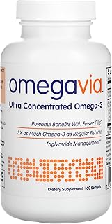 Omega via, Omega-3 ultra concentrated, 60 capsules.. DIAYTAR NIGERIA transforms online retail with our affordable platform and dependable shipping service.