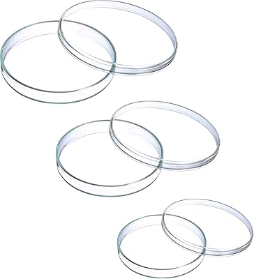 Set of 3 stew boxes in Robust borosilicate 90 mm, 100 mm, 120 mm for experiences in the chemistry laboratory.. DIAYTAR NIGERIA: Bringing affordable shopping solutions with a diverse product catalog delivered nationwide.