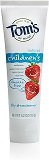 Natural toothless toothpaste for children Tom's of Maine, silk strawberry, 4.2 ounces.. DIAYTAR NIGERIA combines affordability, variety, and convenience with nationwide delivery services.