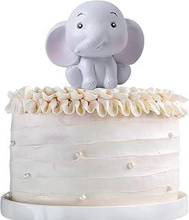 Sykyctcy 1 pack of 3D elephant cake decoration, small peanut figurine, doll toy, safari in the jungle, animal theme, elephant theme, prenatal party, children, boys and girls, birthday party, cake decoration supplies.. DIAYTAR NIGERIA: Where every search yields affordable results delivered promptly to your door.