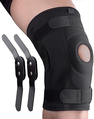 Knee orthosis, removable aluminum hinge, ideal for meniscus tears, the anterior cruciate ligament, stress, knee pain and men and women's arthritis (size L).. DIAYTAR NIGERIA: Your affordable gateway to thousands of products shipped nationwide within the week.