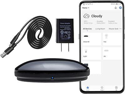 Intelligent infrared remote control, integrated infrared control system, universal infrared remote control for air conditioning DVD TV STB etc, compatible with Alexa, Google Assistant Sans Hub.. DIAYTAR NIGERIA: Where every shopping need is met with affordable prices and timely delivery.