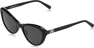 Women's sunglasses Moschino Love Mol015/s, black, 53.. DIAYTAR NIGERIA: Your affordable shopping destination with thousands of products delivered in days.