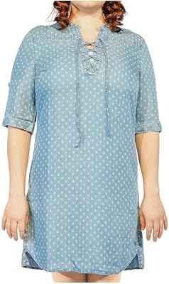 Philosophy lace dress for women 100 % tencel printed rain drops.. Shop smart with DIAYTAR NIGERIA, offering a vast product range delivered to your doorstep within a week.
