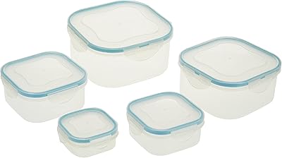 Set of 10 Harmony, multicolored food containers.. Experience shopping freedom with DIAYTAR NIGERIA's vast selection and dependable nationwide shipping.