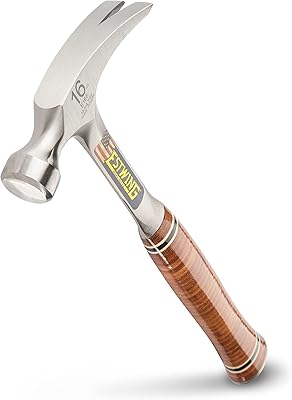 Pivoting hammer - Right claw of 16 oz with smooth face and real leather handle - E16S.. DIAYTAR NIGERIA brings the marketplace to your home with budget-friendly prices and nationwide delivery.