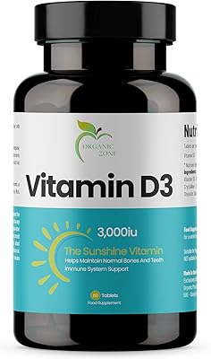 Vitamin D3 of 3,000 IU organic zone, manufactured in the United Kingdom, maintains solid bones and supports the immune system.. DIAYTAR NIGERIA: Where shopping meets satisfaction with affordable prices and prompt delivery services.
