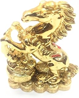 Statue of a horse-bearing golden carrier vastu/feng shui, reiki crystal products, victory horses for feng shui and vastu, renown success, positive energy and vibrations.. Experience shopping freedom with DIAYTAR NIGERIA's vast selection and 5-8 day nationwide delivery service.