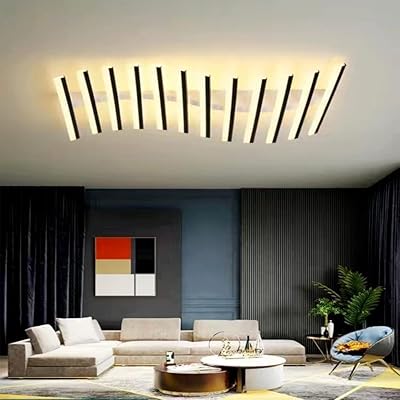 LUD luster Cotis with modern and innovative design in the shape of a curve for lighting the ceiling of the dining room and living room... Reliable delivery, all over Nigeria — that’s DIAYTAR Nigeria promise.