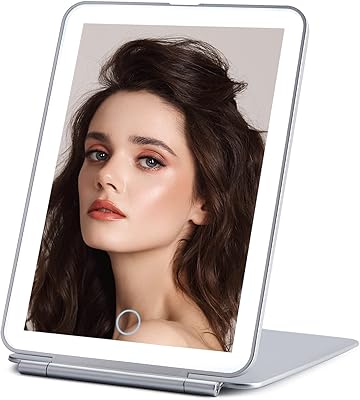 Make -up Makeup Mirror Portable Vetnite Voyage, Compact Rechargeable Compact Courtesy Mirror, Lighted Mirror Perfect for Travel, Makeup and Beauty needs, Mirror with silver silver.. Nigeria's most loved e-commerce platform delivers affordable shopping solutions to your doorstep.