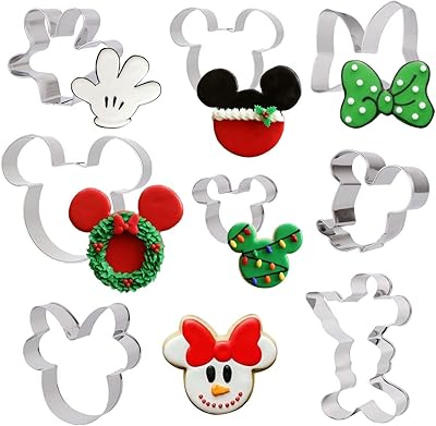 Mickey and Minnie Mouse cookie cutters, set of stainless steel cookie cutters, cooking mussels for cookies, sandwiches and cakes (8 pieces).. Nigeria's most loved e-commerce platform delivers affordable shopping solutions to your doorstep.