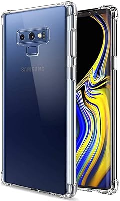 Transparent transparent rear shell zobitek in transparent TPU with bumper protection for Samsung Galaxy Note 9 Clear.. DIAYTAR NIGERIA: Where shopping is a pleasure with affordable prices and reliable delivery service.