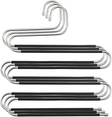 Holder for jomilla anti -slip pants in the shape of a multilayer stainless steel metal storage.. You shop, we deliver — quick and easy with DIAYTAR Nigeria.