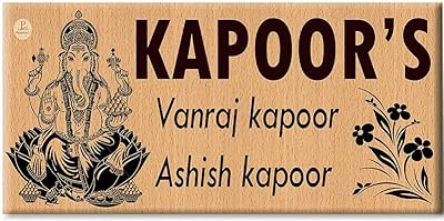 Personalized wooden door signage plate (12 x 15.24 cm_marron).. DIAYTAR NIGERIA: Nigeria's answer to affordable online shopping with reliable 5-8 day delivery guarantee.