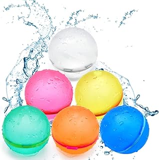 Reusable water balloons, summer water toys for boys and girls, swimming pool and beach toys for 3 to 12 years old, water game toys for outdoor activities, car spraying ball for pleasure (6 pieces).. Buy better with DIAYTAR Nigeria — the ultimate e-commerce platform in Nigeria.