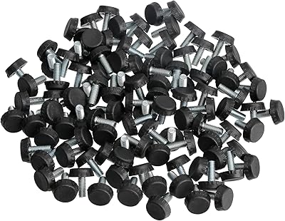 Sim 50pcs Adjustable feet M8x20mm, leveling feet for basic furniture of 20 mm with sprayed leveling feet for chairs/sofa/office.. Shop with confidence at DIAYTAR NIGERIA, offering extensive product variety with nationwide delivery.