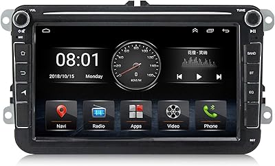 Autradio Micdi Tech Android 10.0 Double DIN 8 -inch touch screen for Volkswagen.. DIAYTAR NIGERIA: Your affordable gateway to thousands of products delivered within a week.