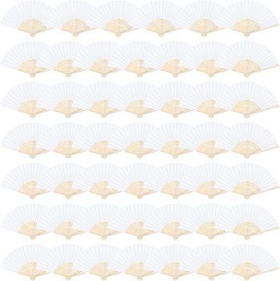 48pccs Folding paper fans with aneko with bamboo for wedding gifts.. Discover endless possibilities with DIAYTAR NIGERIA's comprehensive catalog and budget-friendly delivery.