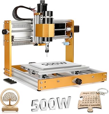LONNY 500W CNC ROUTER Machine, 3018 PRO MAX WOOD CNC 3 AXIS, Metal milling machine for wood sculpture, acrylic, MDF wood, plastic PCB, work area: 300 x 180 x 80 mm (11.8 × 7.1 × 3.15 inches))))))).. Great products, lower prices, fast delivery — DIAYTAR Nigeria has it all.