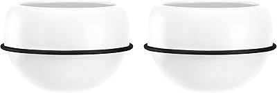 Amazonbasics round wall flower pot - black black (2).. DIAYTAR NIGERIA brings the marketplace to your screen with affordable products delivered in 5-8 days.