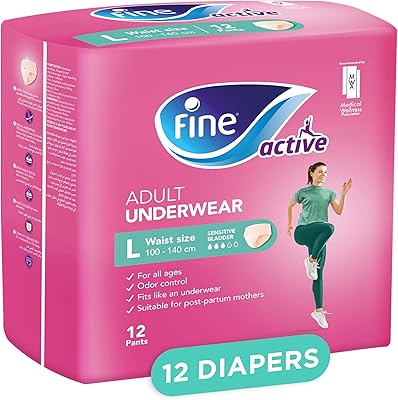 Women's underwear for urinary incontinence and postpartum size L for adults (size 100-140 cm) 12.. Shop smart with DIAYTAR NIGERIA's vast selection and enjoy affordable shipping in just 5-8 days.