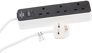 Prinnenstuhl iColor 3 -way extension with 3 meters cable and on/off switch, 90 degree socket angle, white/black.. DIAYTAR NIGERIA: Transforming how Nigerians shop with our vast selection and nationwide delivery.