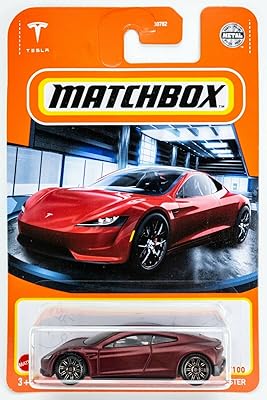 Matchbox tesla roadster 4/100 (rouge).. Experience satisfaction guaranteed with DIAYTAR NIGERIA's comprehensive platform and quick delivery.
