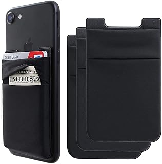 Lycra rubber phone card holder with credit card pocket and identity card with adhesive sticker compatible with iPhone, Samsung Galaxy and Android smartphones - 3 Pieces Noir.. Shop with ease at DIAYTAR NIGERIA, Nigeria's premier e-commerce platform offering budget-friendly shipping.