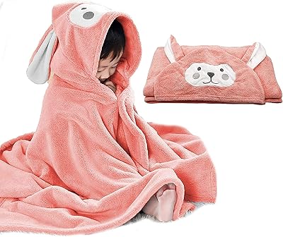 Ultra sweet baby hooded towel, very absorbent bathrobe blanket, Baby Girl Boys Shower Gifts - Size XL 28 "X 55" (Rose).. More than a store — DIAYTAR Nigeria is your shopping partner.
