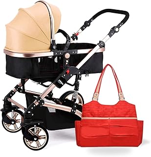 3 in 1 teknum baby stroller with Sunveno - khaki diaper bag.. Navigate countless options with DIAYTAR NIGERIA's comprehensive marketplace and budget-friendly shipping.