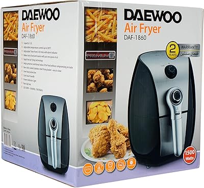 Daewoo electric fryer 3.2 liters - DAF -1860.. DIAYTAR NIGERIA delivers on our promise of variety, affordability, and prompt nationwide shipping.