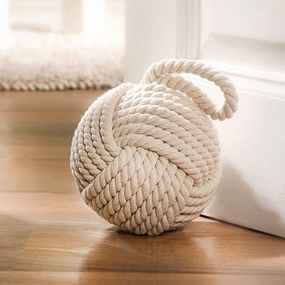Decorative door stop, rope door stop, Robust nautical knot door stop, robust door stop for bedroom, living room door, window holder, 15 cm booklet.. Shop the future with DIAYTAR NIGERIA - thousands of products, unbeatable prices, delivery within a week.