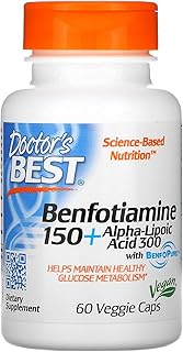Doctor's Best - Benfotiamine/Alpha -lipoic acid 150 mg/300 mg - 60 plant capsules.. DIAYTAR NIGERIA: Your one-stop e-commerce destination with affordable prices and nationwide delivery in 5-8 days.