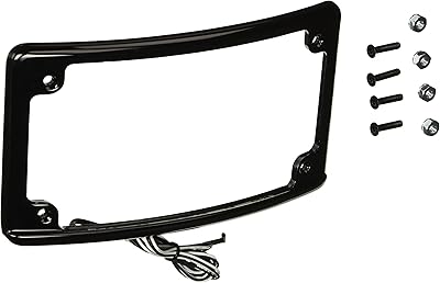 Personalized dynamic license plate frame LPF-RAD-B-LP (Black radius style).. Discover the perfect shopping balance at DIAYTAR NIGERIA with competitive prices and prompt delivery.