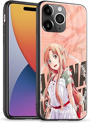 Soft Silicone Protection case Japanese Anime Glitter Glass Manga (Yuki Asuna, iPhone 13).. Everything you need is on DIAYTAR Nigeria — just a click away.