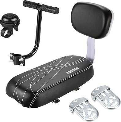 Children's hoop bicycle rear bench seat with bell, footrest and transport handle for children.. Experience the future of online shopping with DIAYTAR NIGERIA's extensive product range and competitive pricing.
