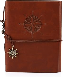 Kisoto rechargeable leather photo album with vintage nautical spiral spiral compass for birthday, birthday, wedding, 60 pages, brown.. Why shop anywhere else? DIAYTAR Nigeria has it all and delivers fast.