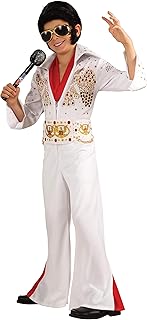 Elvis Deluxe costume of Rubie's for children, a medium, a color.. Shop from anywhere in Nigeria and receive your DIAYTAR purchases at affordable prices within a week.