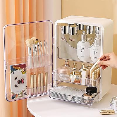 LED makeup organizer LEDs with large capacity Cosmetic Cosmetic transparent storage drawers for organizer.. Your trusted marketplace, DIAYTAR NIGERIA offers extensive variety with delivery within 8 days.