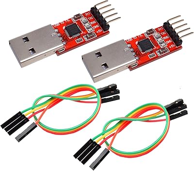 Izuki CP2102 USB serial converter module to TTL 5 pins, download UART STC for 3.3 V and 5 V with connection cables (2 rooms).. Experience convenient online shopping on DIAYTAR Nigeria — wide selection and affordable delivery.