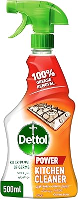 Multi-Usage cleaner 4 in 1 Dettol Healthy Kitchen, Orange perfume, 500 ml.. DIAYTAR NIGERIA connects desires with reality through affordable prices and reliable delivery service.