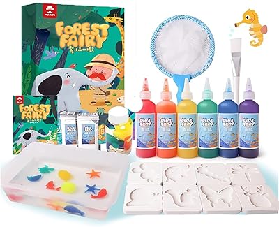 Set of magic pearls of elf of water manufacturing kit of squishy animal