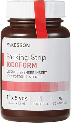 McKesson Plus Plus Iodoform 1 "packaging ribbon x 5 meters sterile.. Shop with confidence at DIAYTAR NIGERIA, offering extensive product variety with nationwide delivery.