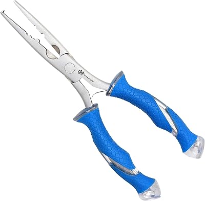 Koda 8 freshwater fishing pliers in stainless steel, tapered, blue beak.. DIAYTAR Nigeria combines variety, affordability, and speed — making your online shopping experience not only enjoyable but also cost-effective.