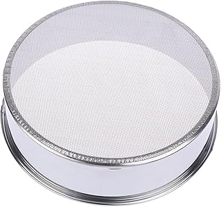 12 -inch flour sieve, fine flour sieve with fine mesh, fine stainless steel beefish for cooking cakes, bread, pies, pastries (30 cm).. DIAYTAR NIGERIA: Where shopping dreams come true with budget-friendly prices and nationwide shipping.