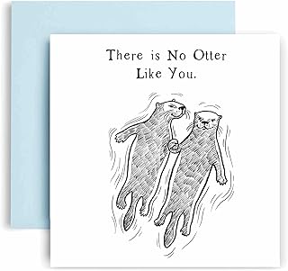 Huxters birthday card there is no otter like you romantic for women.. DIAYTAR NIGERIA: Where shopping is easy, prices are low, and delivery is just days away.