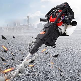 Petrol demolition hammer 32.7cc 2 -stroke -breeze - electric demolition hammer, pointed chisel hammer for demolition and concrete rupture in concrete.. DIAYTAR NIGERIA brings the marketplace home to you with affordable prices and delivery in 5-8 days.